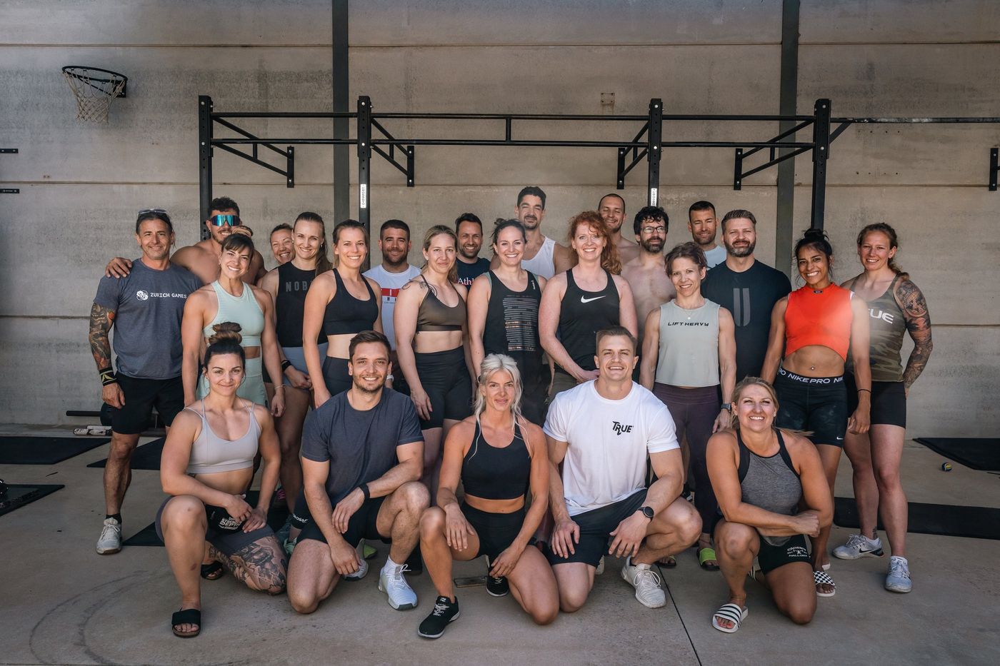 Group photo from a fitnessholiday Performance Camp