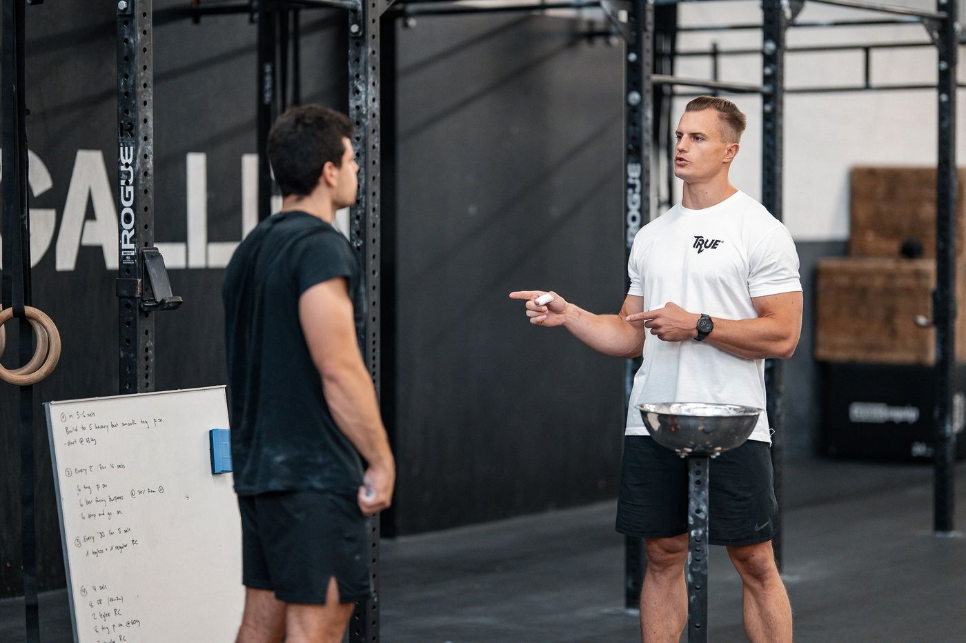 Jan Matiaska in a personal training session at CrossFit St. Gallen